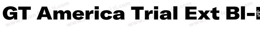 GT America Trial Ext Bl字体转换